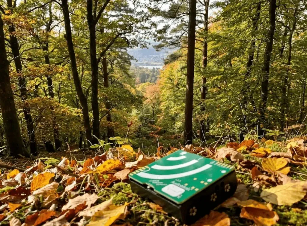 An off-grid Passive Acoustic Monitoring recorder at a remote site, used to gather baseline species data